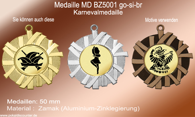 Medaillen - Medaille BZ5001 go-si-br jetzt kaufen!